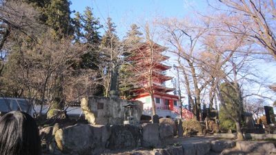 柳沢寺の五重塔